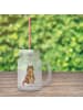 Mr. & Mrs. Panda Trinkglas Mason Jar Otter Blumenstrauß ohne Spruch in Transparent