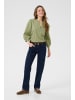 Kaffe Langarm-Bluse KAjollia Regular fit in Oil Green