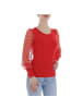 Ital-Design Bluse in Rot