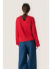 Soaked in Luxury Strickpullover SLSpina Baggy fit in Salsa
