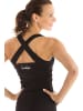 Winshape Cross Back Top WVR25 in schwarz
