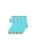 MUNADUNA 4er-Pack Lochmuster-Socken in Blau