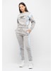 Tom Barron Freizeitanzug CASUAL REGULAR SIZE TRACKSUIT WITH CHEST EMBROIDERY in grau