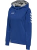 Hummel Hummel Cotton Kapuzenpullover Hmlgo Multisport Damen Atmungsaktiv in TRUE BLUE