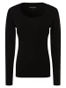 OPUS Langarmshirt Sorana in schwarz