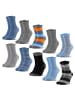 Occulto 10er Pack Bunte Socken Estilo in JeansStreifen