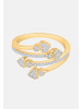 Diamant Exquis Ring aus 375 Gelbgold mit Diamant