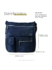 Bag Street Umhängetasche Nylon blau ca. 31cm