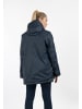 ICEBOUND Regenjacke Mit Teddyfutter in Marine