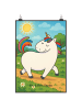 Mr. & Mrs. Panda Posterdruck Einhorn Stolzieren Design ohne Spruch in Weiß