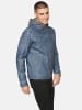 KOROSHI Leder-Effektjacke in blau