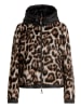 Gil Bret Wolljacke mit Kapuze in Beige/Braun