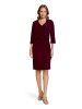 Vera Mont Bolero-Jacke mit Kellerfalten in Strong Aubergine