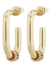 Adeliás Damen Ohrringe – Ohrstecker aus Edelstahl in gold