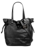 Forty degrees Shopper echt Leder in schwarz