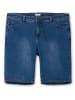 sheego Jeansbermudas in blue denim