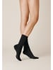 Kunert Socken Liz druckfreier Bund in Black
