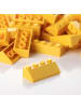 Katara 100 Steine Bausteine Dach Kompatibel LEGO®, Sluban, Papimax, Q-Bricks & mehr in gelb