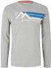 Tom Tailor Rundhals Langarmshirt für Herren in grau