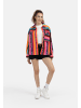 myMo Damen Hemdjacke in Mehrfarbig Neon Pink