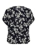 Kaffe Kurzarm-Bluse KAlokia Relaxed fit in Marine Flower