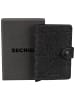 Secrid Geldbörse Miniwallet Hexagon in Black