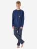 Schiesser Pyjama Nightwear 3 in Dunkelblau
