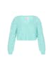 IZIA Women Sweater in turquoise