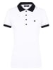 JIMMY SANDERS Polo Shirt Kurz Arm in Weiss