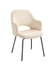 HOMCOM Esszimmerstuhl-57L x 62,5B x 85,5H cm-Beige