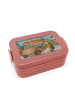 Mr. & Mrs. Panda Bento Box Igel Maronen Design ohne Spruch in Rot Pastell
