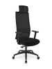 KADIMA DESIGN Ergonomischer Bürostuhl aus Textil Schwarz | Modernes Design