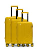 OBAGO 3 tlg. Kofferset HYDRA in Gelb (95L/64L/37L)