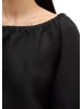 Marc O'Polo Leinen-Carmenbluse regular in Schwarz