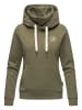 Marikoo Kapuzensweatshirt Chihiroo in Dusty Olive Melange