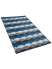 Beliani Outdoorteppich BELLARY in Bunt/Weiß/Schwarz - (W) 90 x (H) 0.5 x (L) 180 cm