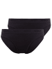 Skiny Slip 2er Pack in Schwarz