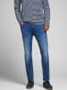 Jack & Jones Jeans TIM Straight Legs Flat Front TIM ORIGINAL in Blau