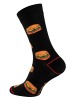 Vincent Creation® Bunte Fun Socken Farbenfrohe Freizeitsocken Damen & Herren in Burger