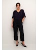 Kaffe Kurzarm-Bluse KAmina Loose fit in Dawn Purple