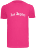 Mister Tee T-Shirt "Los Angeles Wording Tee" in Rosa
