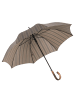 doppler Manufaktur Orion Golf Champion Stockschirm 94 cm karobeige-braun