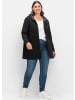 sheego Sweatjacke in schwarz