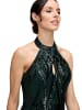 Vera Mont Abendkleid im Glitzer-Look in Dusty Slate