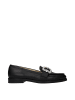 Jimmy Choo Schwarz Leder Slip-On Loafer