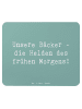 Mr. & Mrs. Panda Mouse Pad Spruch Bäcker Helden mit Spruch in Meeresbrise