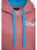 Queen Kerosin Queen Kerosin Kapuzensweatjacke Hottie on the run in rosa