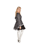 tectake Zauberhaftes Kleid, schwarz/silber
