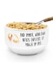 Mr. & Mrs. Panda Smoothie Bowl Huhn Stolz mit Spruch in Weiß