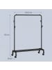 SONGMICS Kleiderständer Pataye in Schwarz - (B)103.5 x (H)155 x (T)41 cm